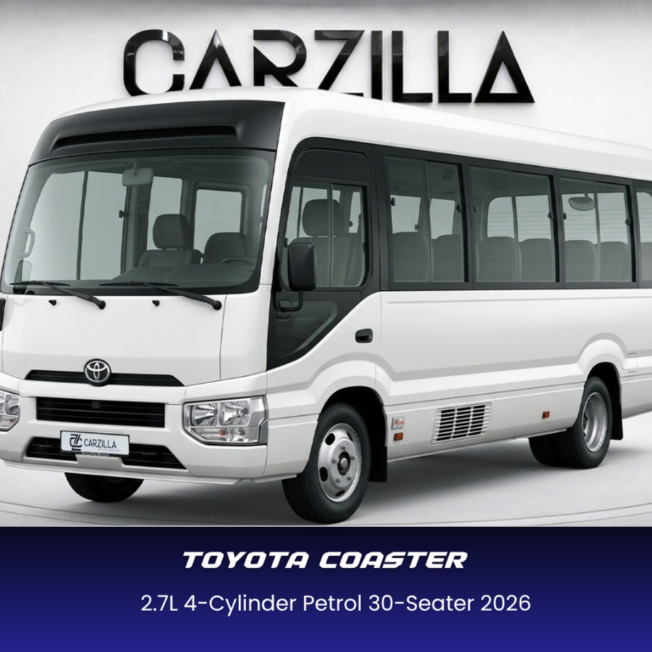 Toyota Coaster 30 seater 2.7L petrol 2026